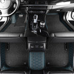 Titanmats Custom Fit Car Floor Mats – Y-Pattern Leather with Loop Pile Carpet | Waterproof Luxury Interior Liners