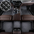 Titanmats Premium Waterproof Leather Car Floor Mats – Luxury Diamond Stitching | Custom Fit | 8 Colors