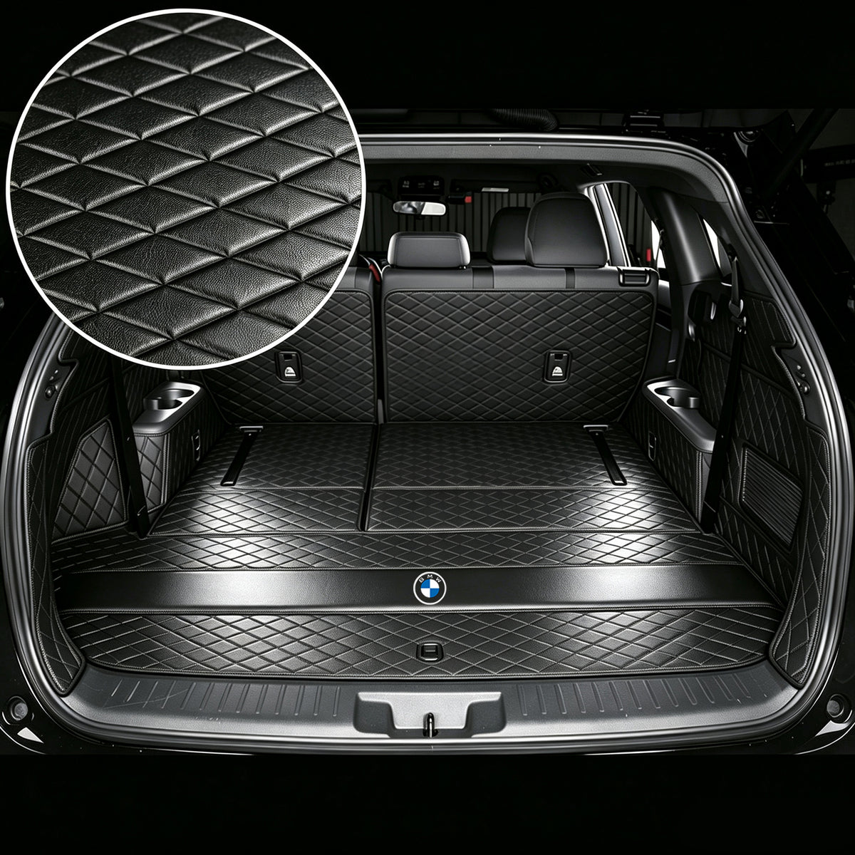 BMW Logo Custom Cargo Liner – Premium All-Weather Trunk Mat for BMW