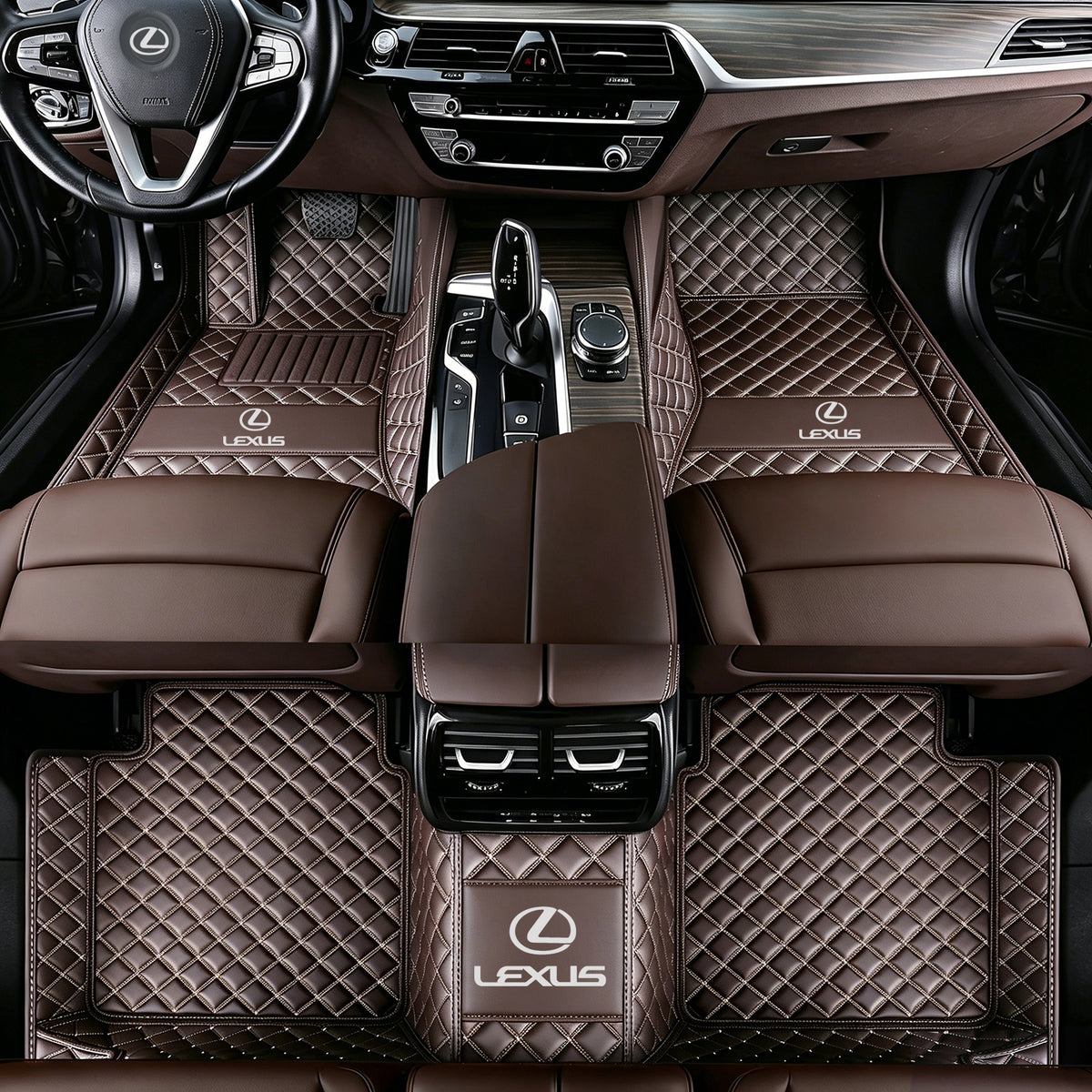 Lexus Custom-Fit Floor Mats | Full-Coverage Protection, with Logo